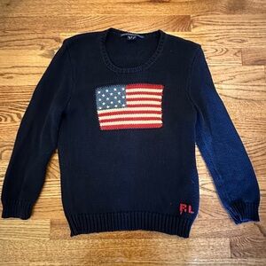Ralph Lauren American Flag Sweater